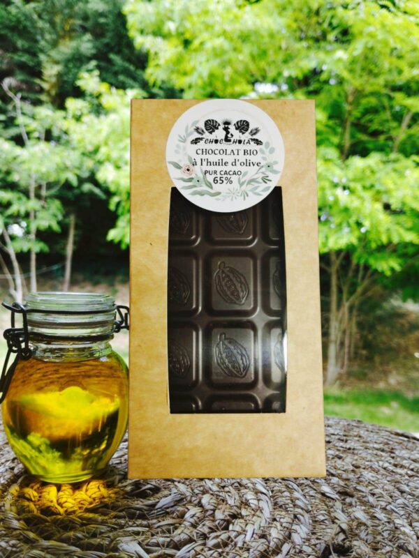 Tablette chocolat noir BIO Huile d'Olive