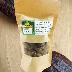 Fèves de cacao torréfiées Origine Mexique